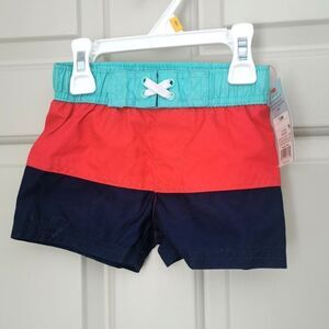 2/$20 NWT Cat & Jack swim trunks size 12m